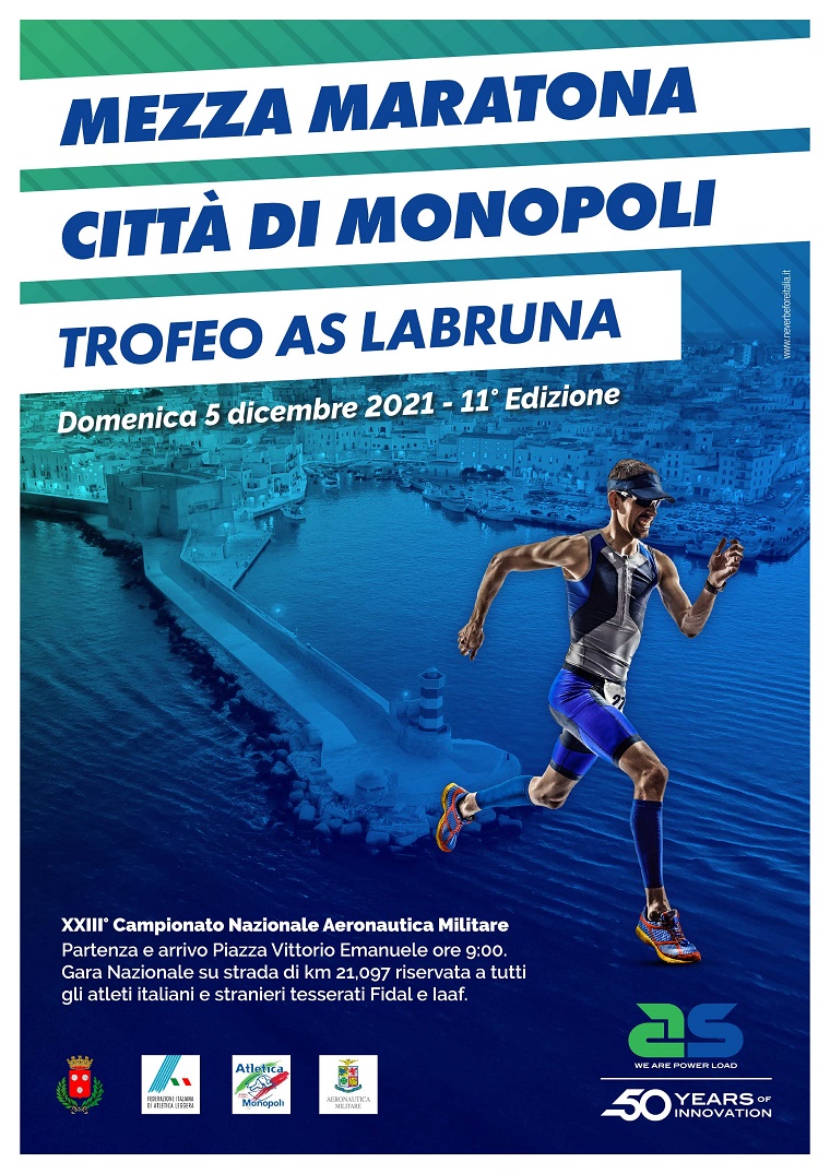 11^ Mezza Maratona Citta' di Monopoli - 5 Dicembre 2021