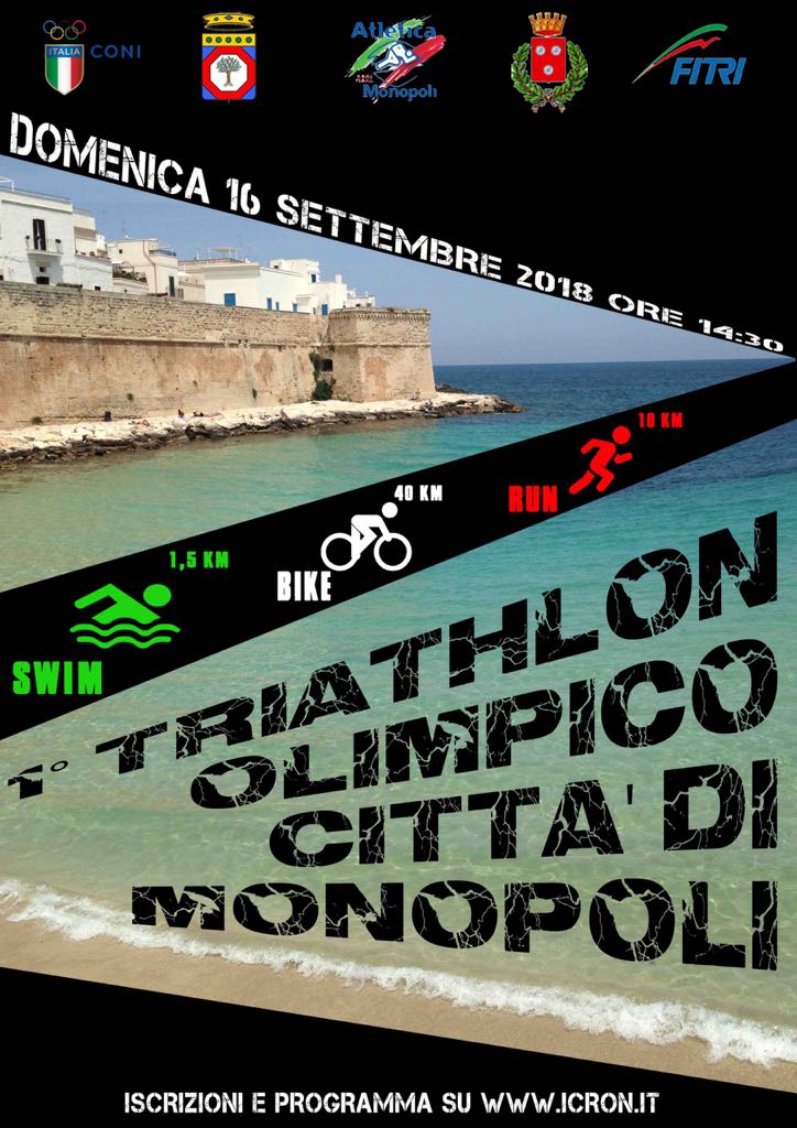 1^ Triathlon Olimpico  Citta' di Monopoli - 16 Settembre 2018